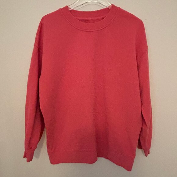 Lululemon Perfectly Oversized Crew Sweatshirt Rose Pink VGUC Athleisure - Picture 2 of 8